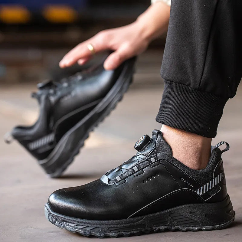 Wildking Herren Wasserdichte Sicherheits-Halbschuhe im Wanderschuh-Stil R043 – Robust, Rutschfest & Komfortabel