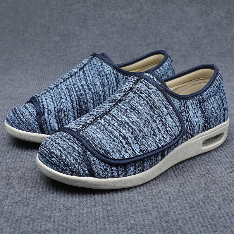 Wildking Herren D019 Verstellbare Komfortschuhe mit Luftpolster – Bequeme Alltagsschuhe für Herren