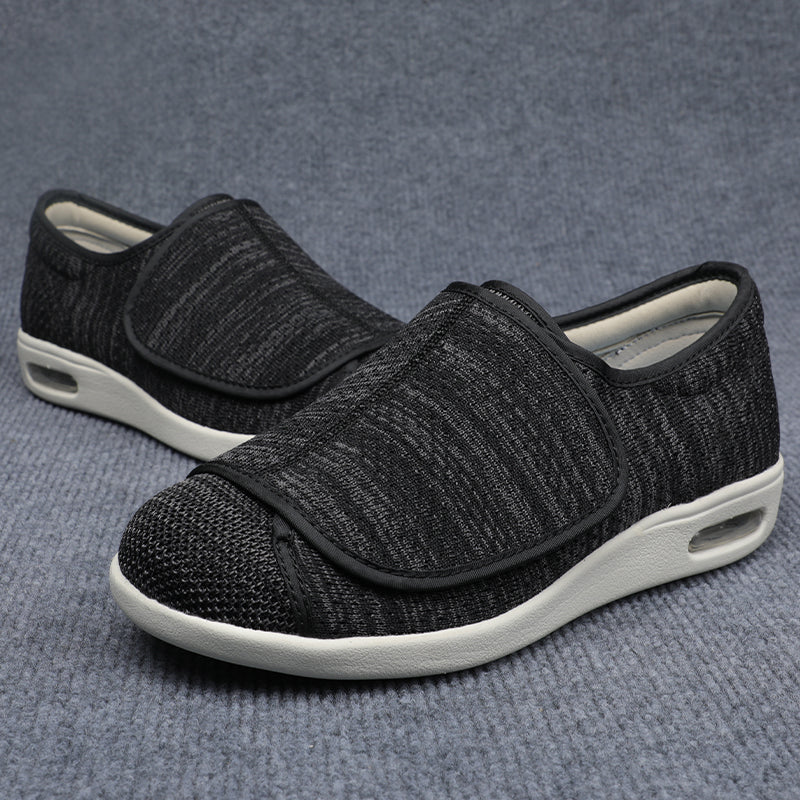Wildking Herren D019 Verstellbare Komfortschuhe mit Luftpolster – Bequeme Alltagsschuhe für Herren