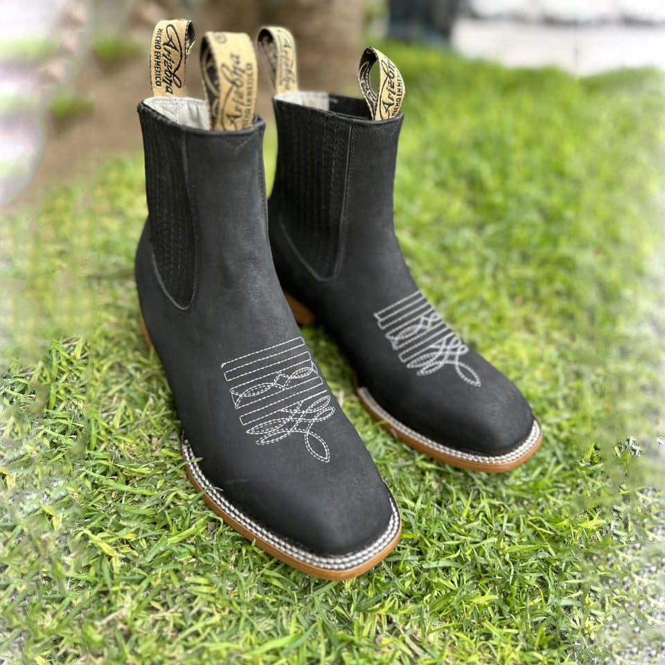 Wildking Herren Bestickte Schaft Chelsea Martin Boots B3090