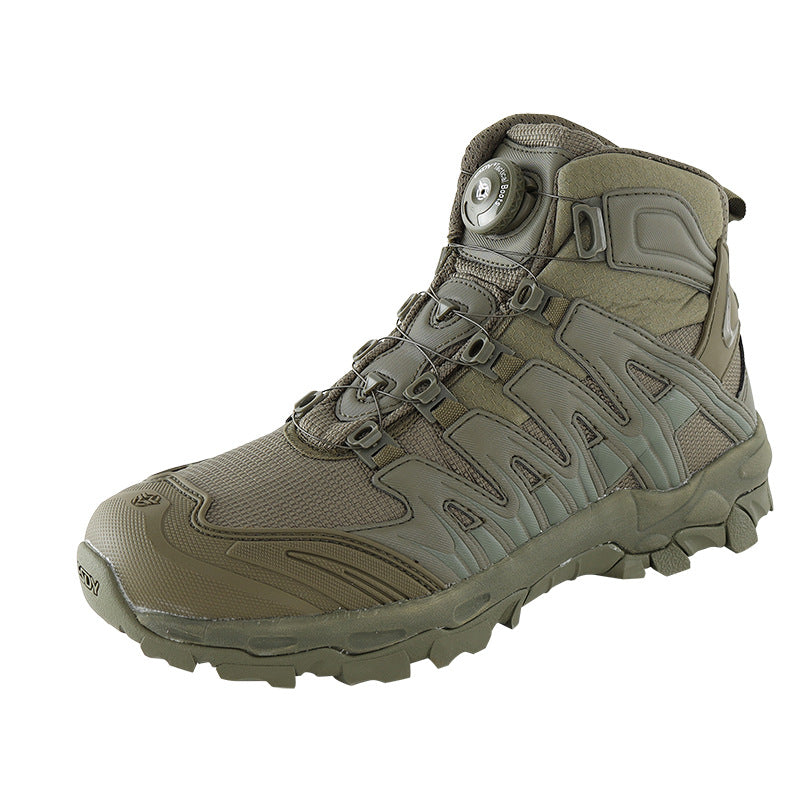 Bereit für jedes Gelände: Wildking Herren Wasserdichte Mid-Top All-Terrain Wanderschuhe mit Automatischem Drehverschluss 2005