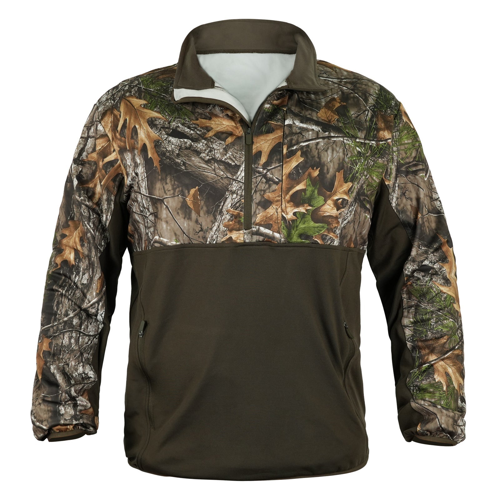 Wildking Herren Jagd Sweatshirt – Camouflage, Warm mit Stehkragen: Perfekt für Outdoor-Abenteuer