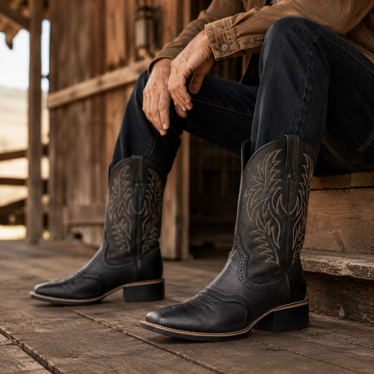 WildKing Herren High-Top Bestickte Retro Western Cowboy Stiefel 8701 – Warum bestickte Cowboy-Boots der zeitlose Trend für stilbewusste Männer sind