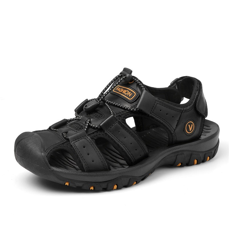 Wildking Herren Drainage-Zehen Rutschfeste Sandalen P1004