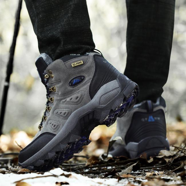 WildKing Herren Wasserdichte Mid-Cut Outdoor Work Boots B4027 – Robuste, Rutschfeste & Wetterfeste Arbeitsstiefel