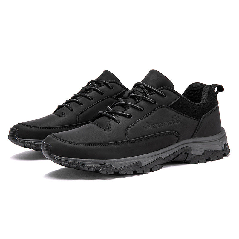 WildKing Herren Leder Wasserdichte Sneaker D3005