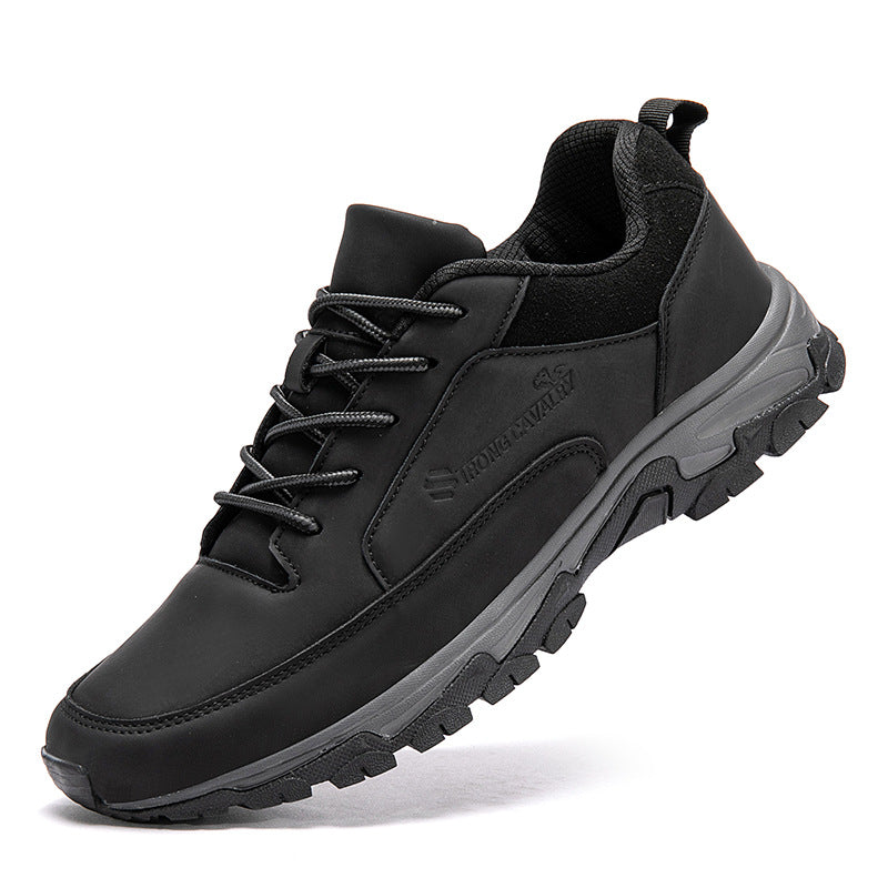 WildKing Herren Leder Wasserdichte Sneaker D3005