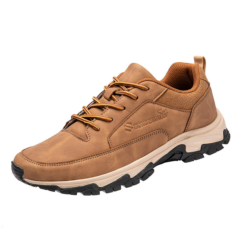 WildKing Herren Leder Wasserdichte Sneaker D3005