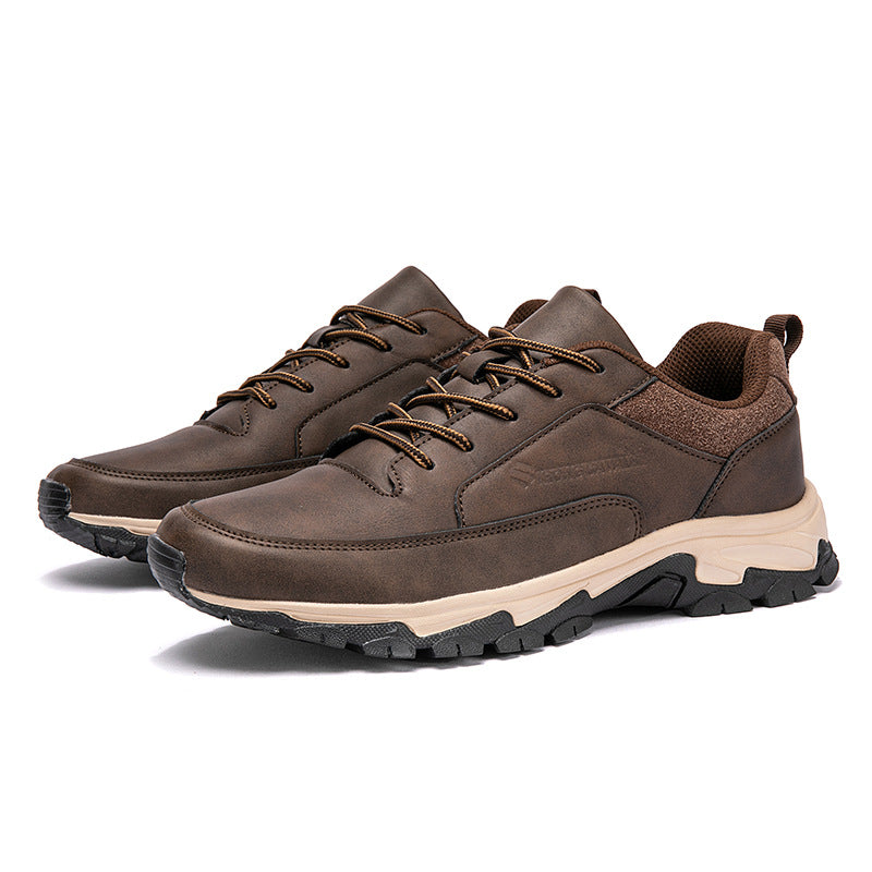 WildKing Herren Leder Wasserdichte Sneaker D3005