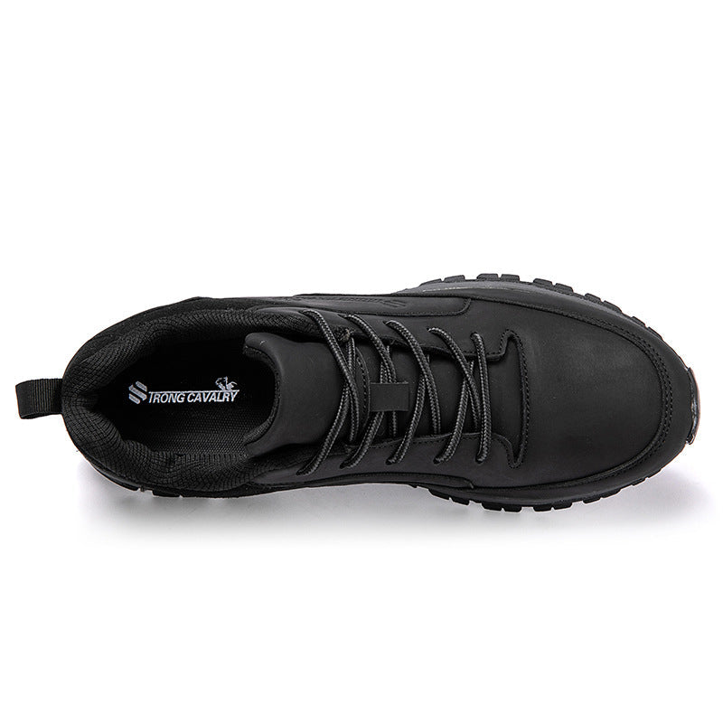 WildKing Herren Leder Wasserdichte Sneaker D3005