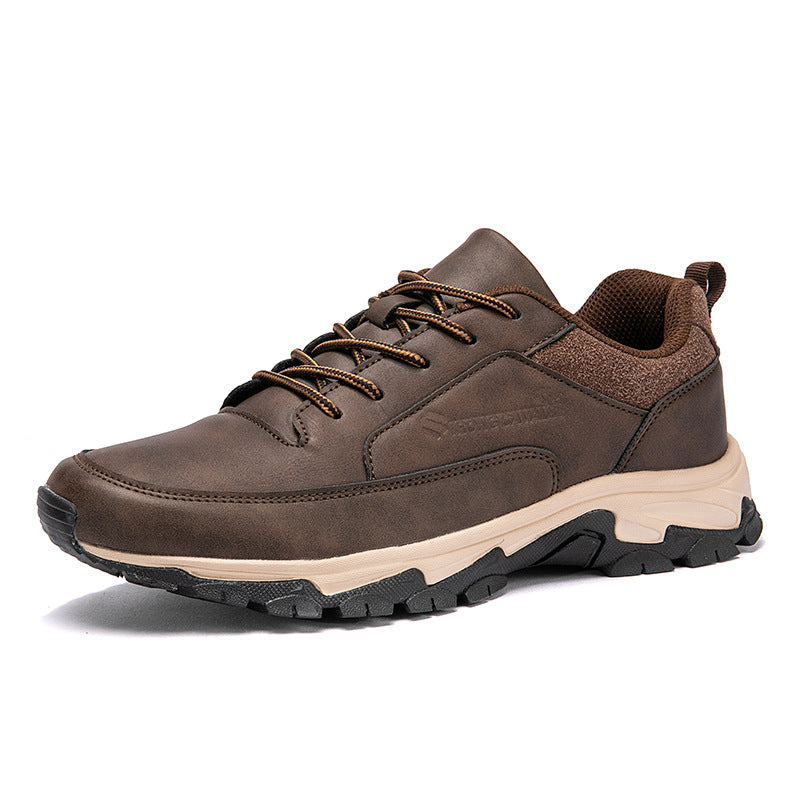 WildKing Herren Leder Wasserdichte Sneaker D3005