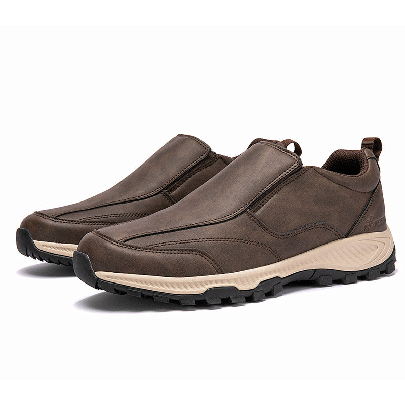 WildKing Herren D3006 – Wasserdichte Leder Loafers