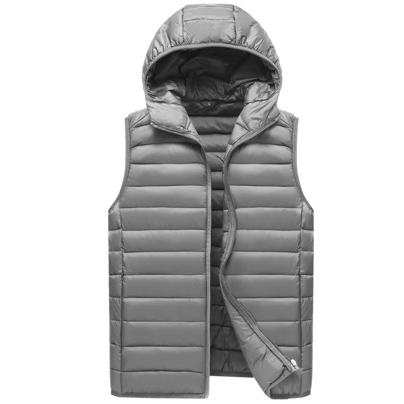Wildking Herren Leichte Thermo-Wasserdichte Weste mit Kapuze – Q3024