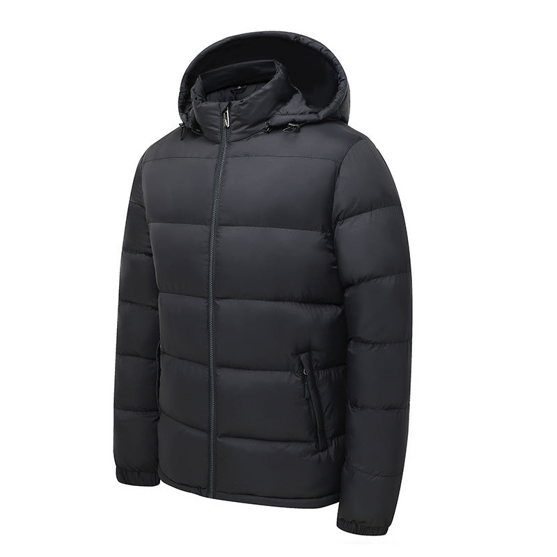 Wildking Herren Winterjacke mit Abnehmbarer Kapuze – Warm Gefüttert – T507