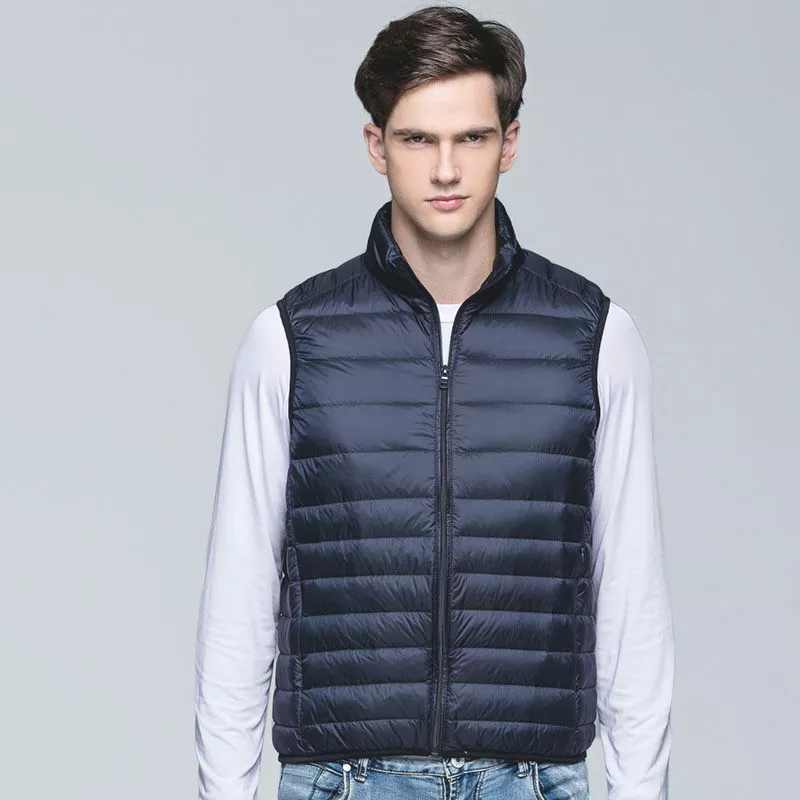 Wildking Herren Leichte Steppweste zum Verstauen – Puffer-Style Q3019
