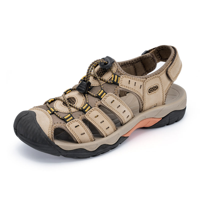 Wildking Herren-Sandalen mit Zehenablauf und rutschfester Sohle P1013