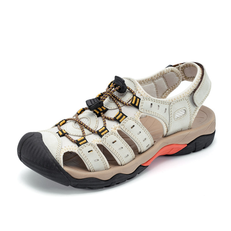 Wildking Herren-Sandalen mit Zehenablauf und rutschfester Sohle P1013