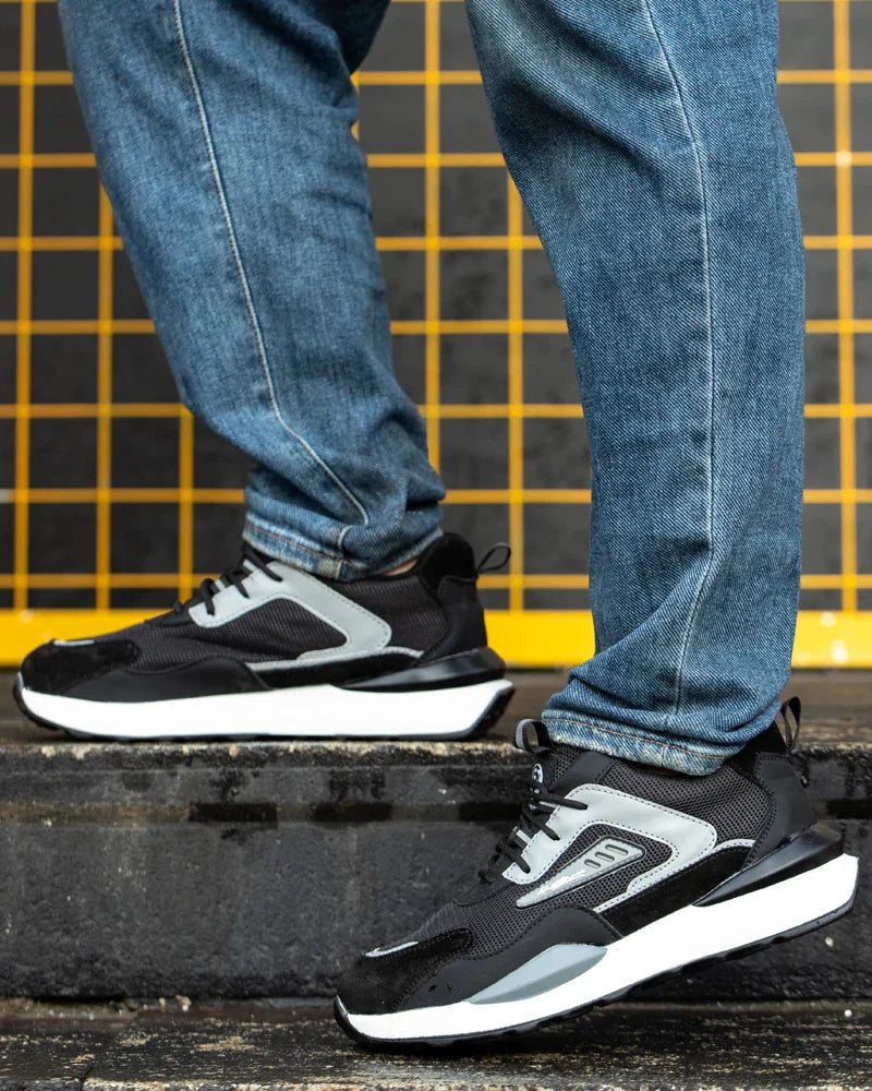 Wildking Unzerstörbare Sicherheitsschuhe – Leichte Arbeitssneaker mit Stahlkappe R009