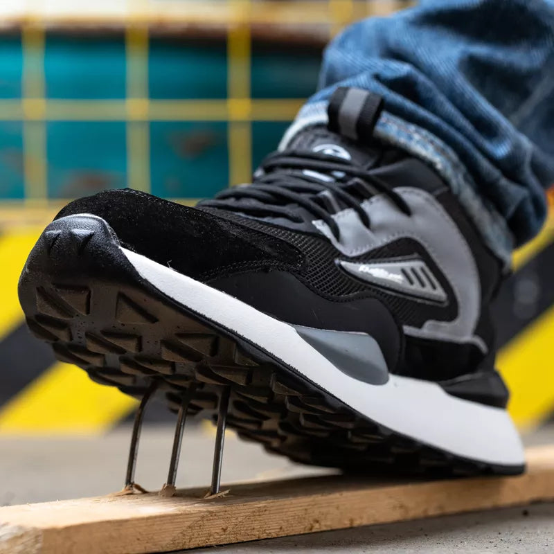 Wildking Unzerstörbare Sicherheitsschuhe – Leichte Arbeitssneaker mit Stahlkappe R009