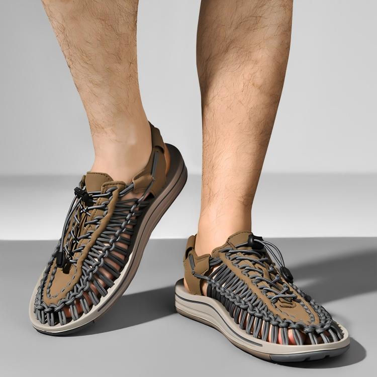Wildking Handgewebte Zehen-frei Strandsandalen 1.5
