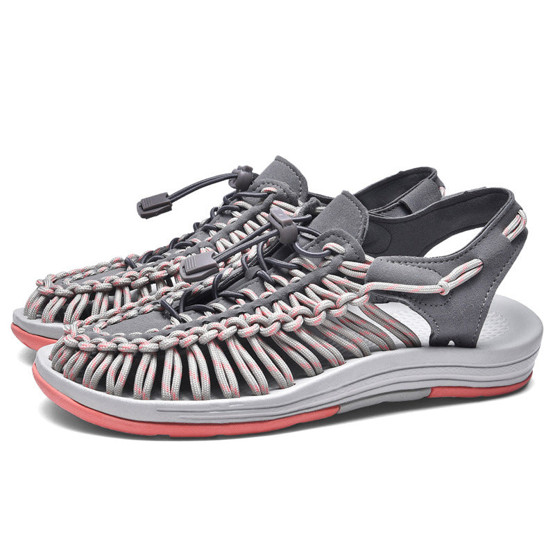 Wildking Handgewebte Zehen-frei Strandsandalen 3.0