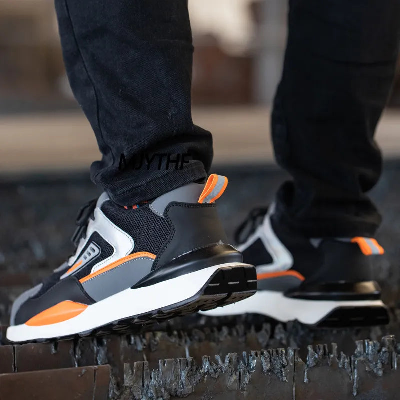 Wildking Unzerstörbare Sicherheitsschuhe – Leichte Arbeitssneaker mit Stahlkappe R009