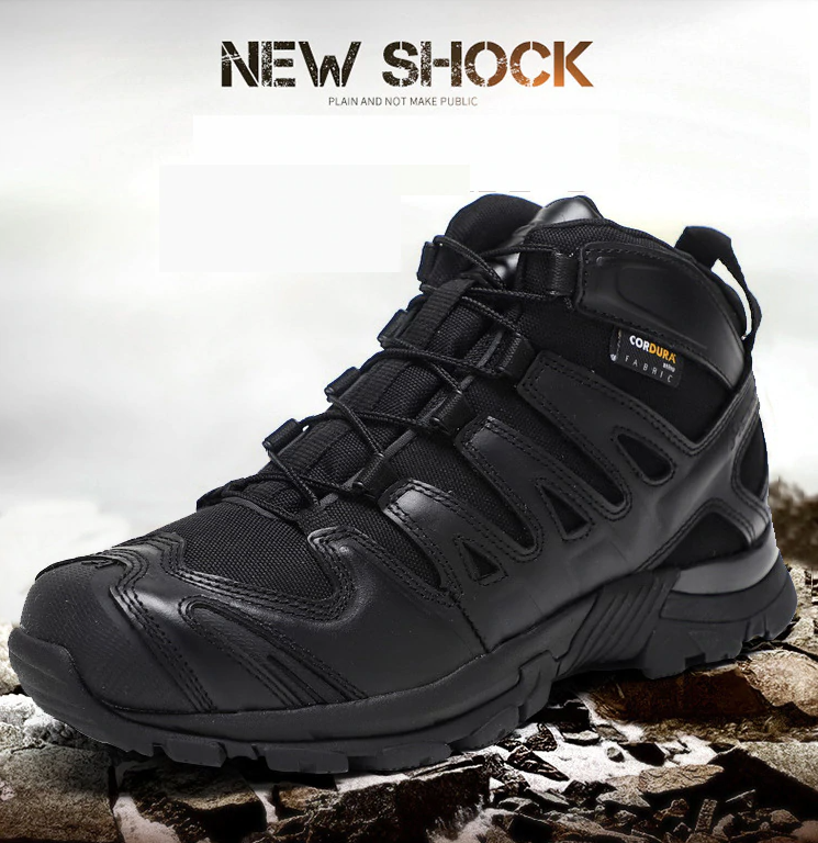 WildKing Herren Outdoor Combat Boots B4057 – Mid-Top & Vielseitig