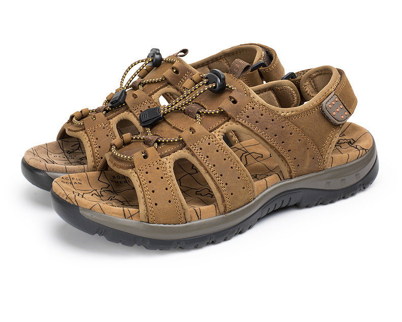 Wildking Herren Ledersandalen P2038