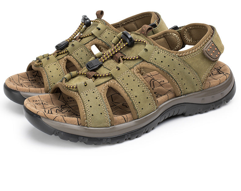 Wildking Herren Ledersandalen P2038