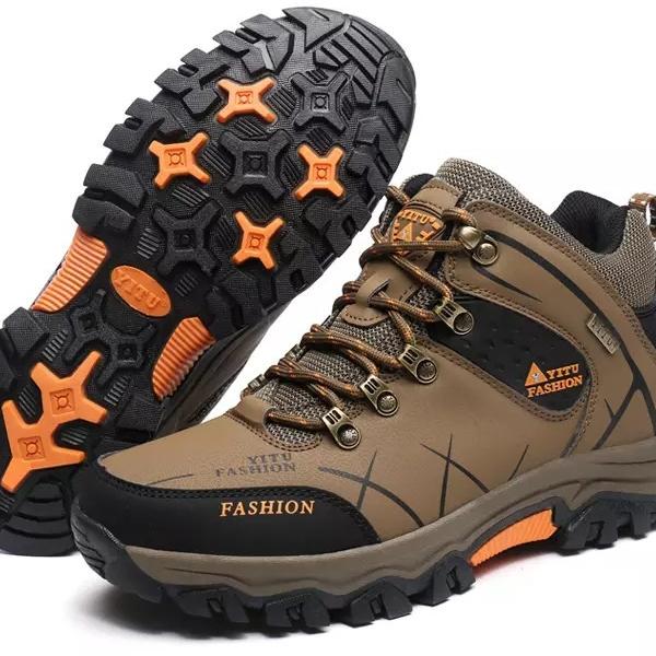 Wildking Herren Mid-Top Wasserdichte Rutschfeste Wanderschuhe B3764