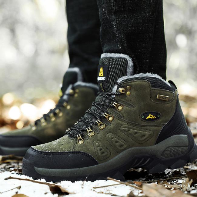 Wildking Herren Mid-Top Wasserdichte Rutschfeste Wanderschuhe B3074