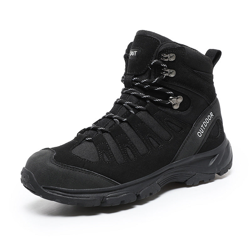 WildKing Herren Mid-Top Verschleißfeste Rutschfeste Wanderschuhe A15