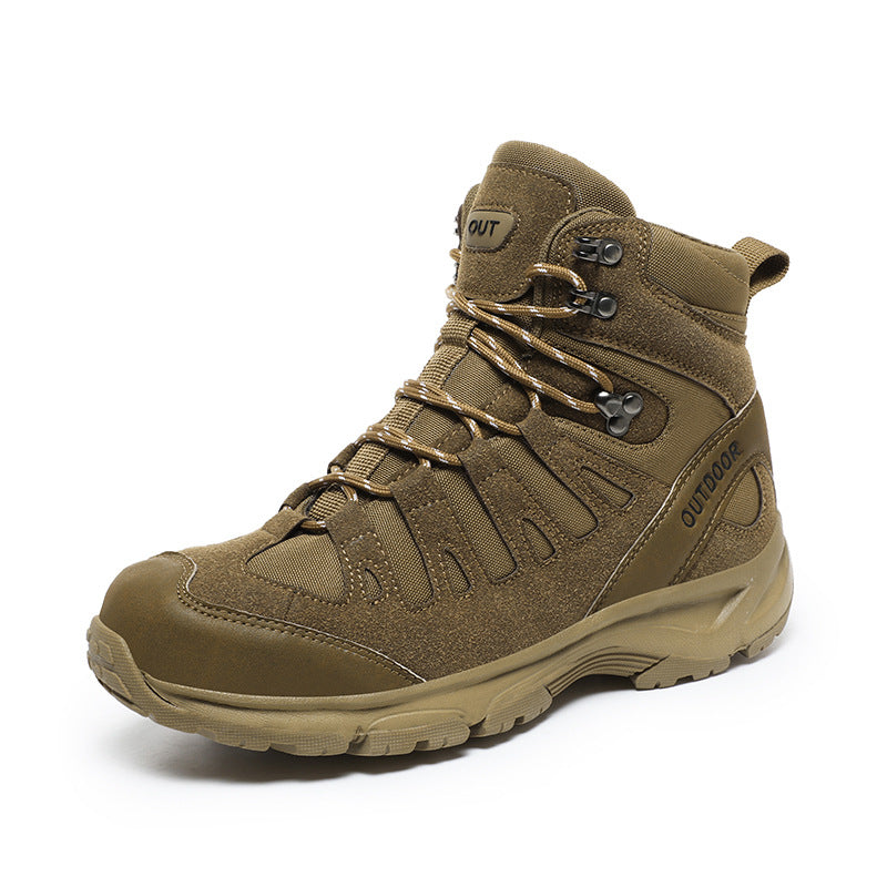 WildKing Herren Mid-Top Verschleißfeste Rutschfeste Wanderschuhe A15