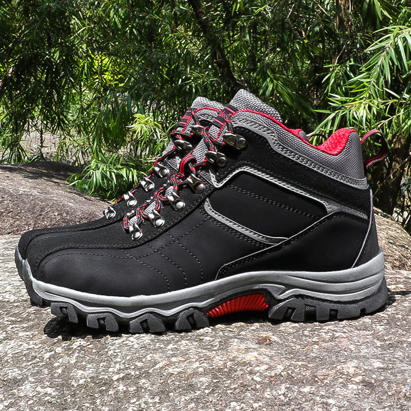 Wildking Herren Mid-Top Stahlkappen Wasserdichte Arbeitsstiefel D4639