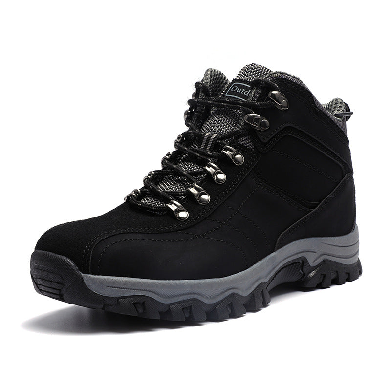 Wildking Herren Mid-Top Stahlkappen Wasserdichte Arbeitsstiefel D4639