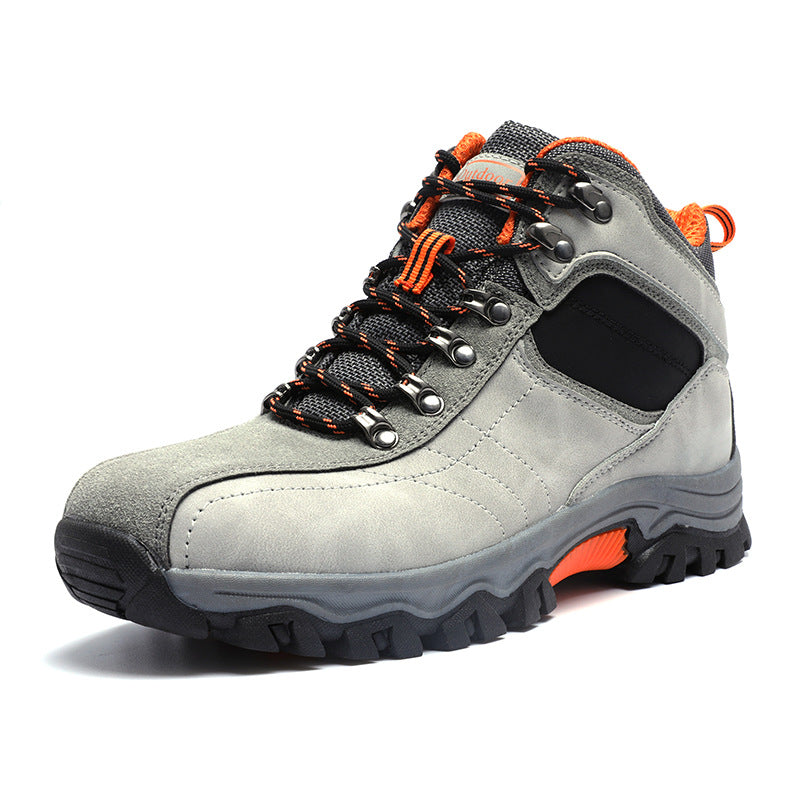 Wildking Herren Mid-Top Stahlkappen Wasserdichte Arbeitsstiefel D4639