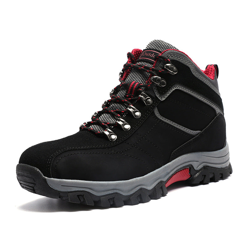 Wildking Herren Mid-Top Stahlkappen Wasserdichte Arbeitsstiefel D4639