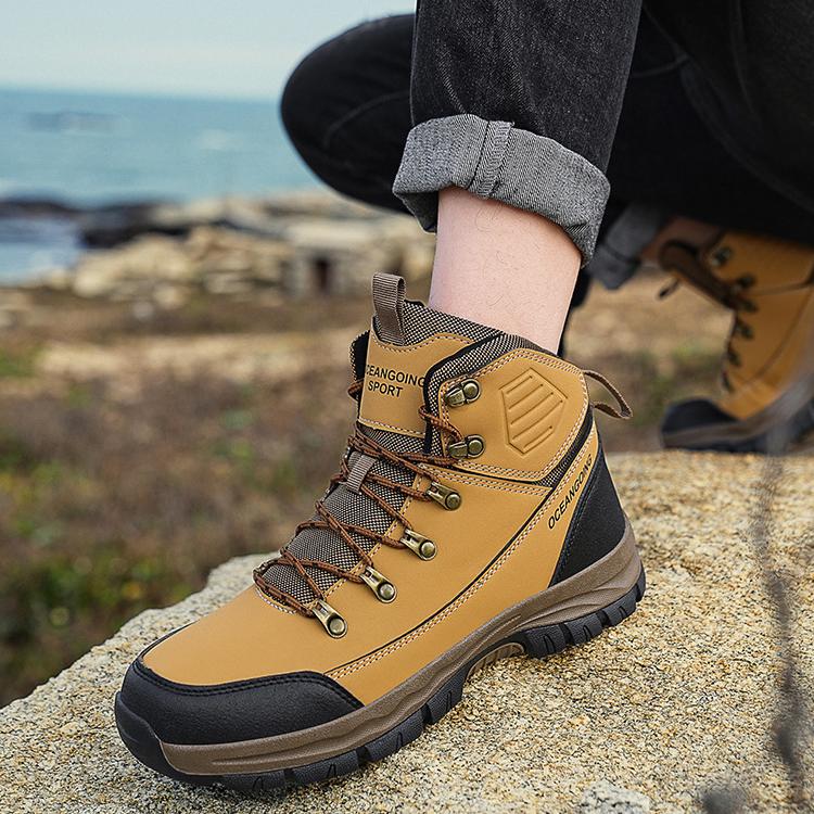 WildKing Herren Mid-Cut Stahlkappen-Arbeitsstiefel B3140 – Wasserdicht, Rutschfest & Robuste Arbeitsschuhe