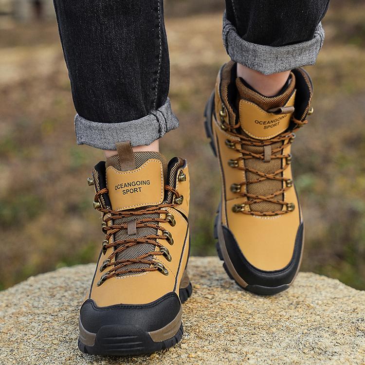 WildKing Herren Mid-Cut Stahlkappen-Arbeitsstiefel B3140 – Wasserdicht, Rutschfest & Robuste Arbeitsschuhe