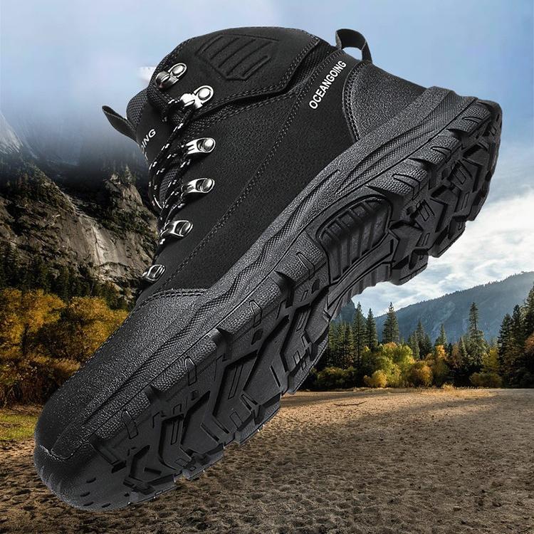 WildKing Herren Mid-Cut Stahlkappen-Arbeitsstiefel B3140 – Wasserdicht, Rutschfest & Robuste Arbeitsschuhe