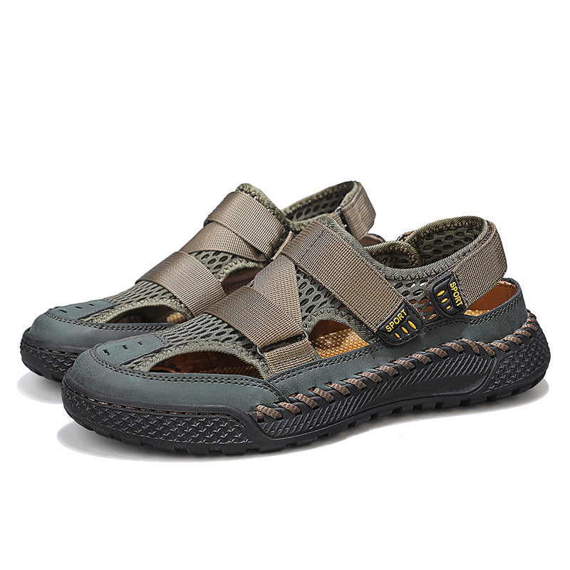 Wildking Herren Zehenschutz-Atemaktive Hollow-Mesh Wasserschuhe 1.5