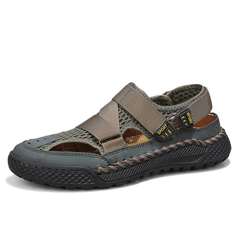 Wildking Herren Zehenschutz-Atemaktive Hollow-Mesh Wasserschuhe 1.5