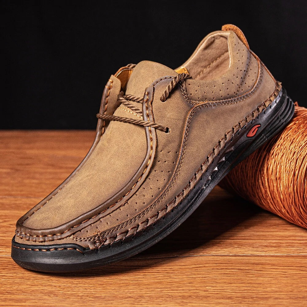 Wildking Herren-Slipper mit Fußgewölbeunterstützung – Freizeit-Loafer P1281