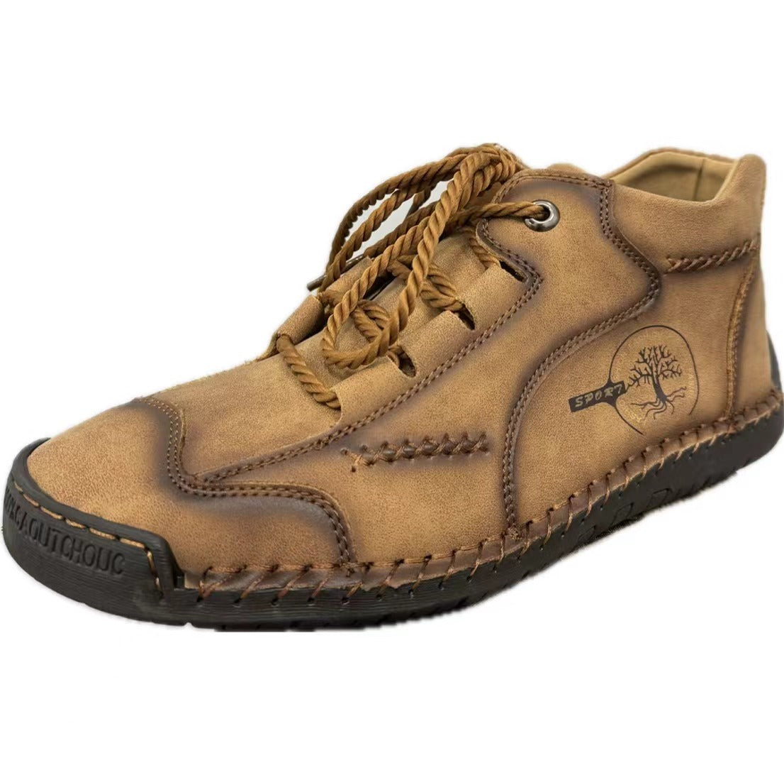WildKing Herren Verschleißfeste Lederschuhe B6217 – Robust, Bequem & Alltagstauglich