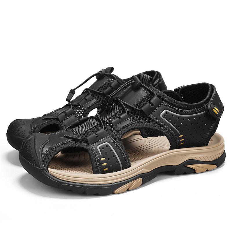 Wildking Herren Drainage-Zehen Rutschfeste Sandalen P1003