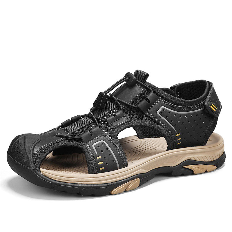 Wildking Herren Drainage-Zehen Rutschfeste Sandalen P1003