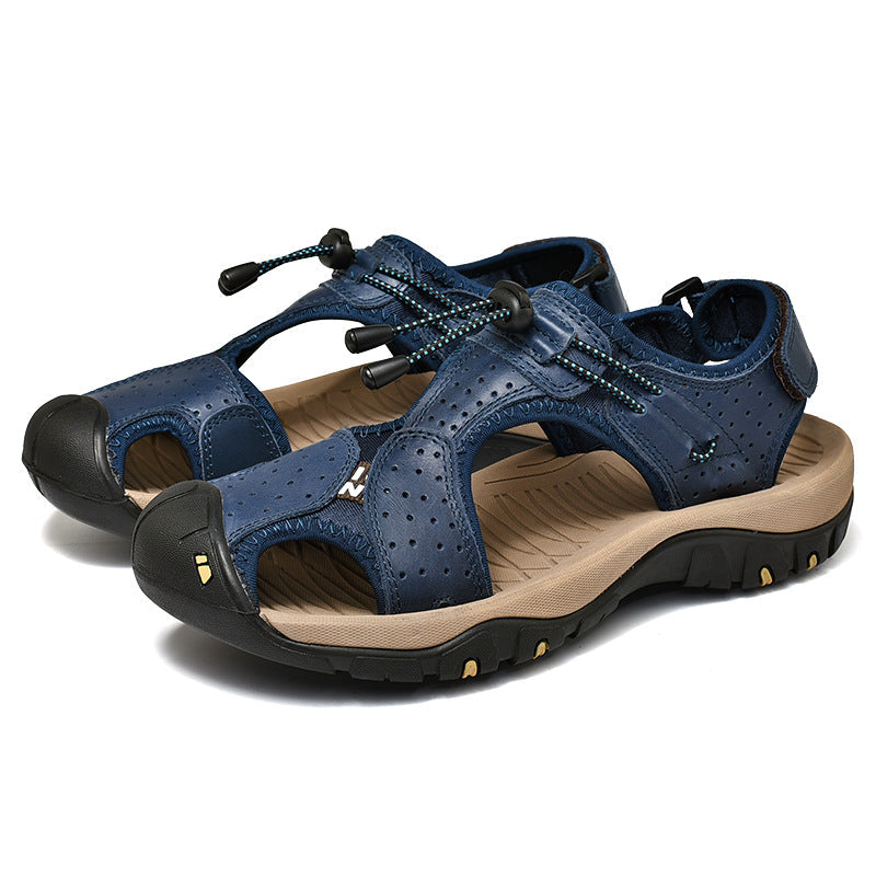 Wildking Herren Drainage-Zehen Rutschfeste Sandalen P1002