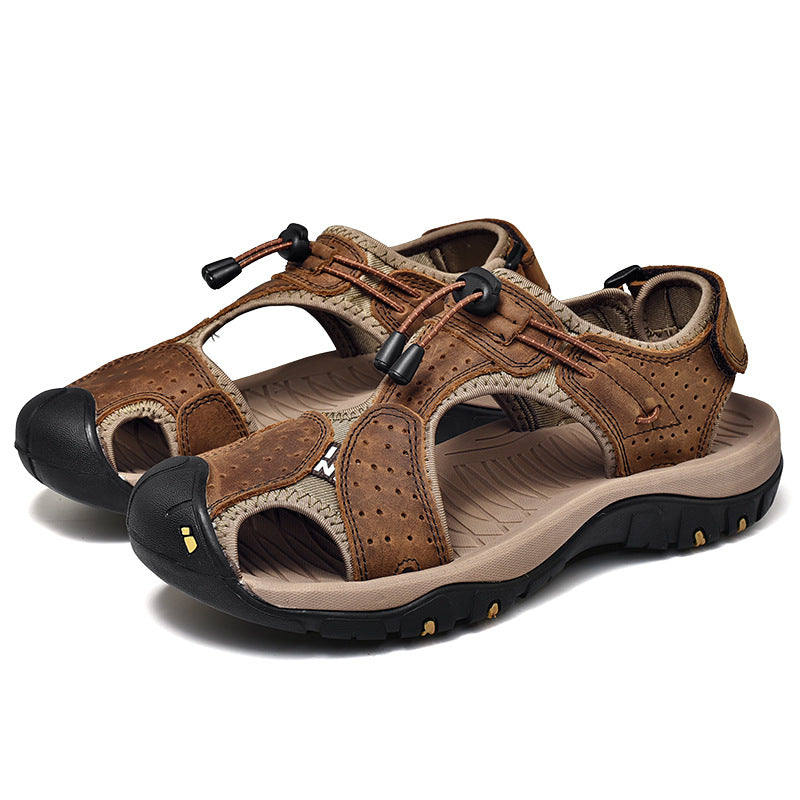 Wildking Herren Drainage-Zehen Rutschfeste Sandalen P1002