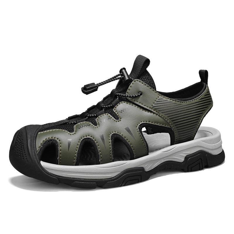 Wildking Herren Drainage-Zehen Rutschfeste Sandalen P1005