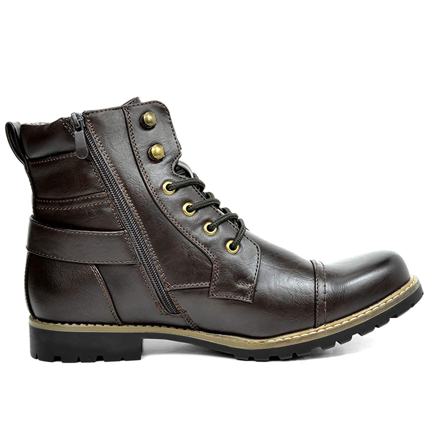 Wildking Herren Motorrad-Stiefelette mit Reißverschluss 3009 – Stilvoll, robust und bequem